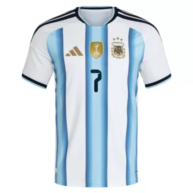 Soccer National Teams Rodrigo De Paul Argentina Team 2026 Home Authentic Jersey