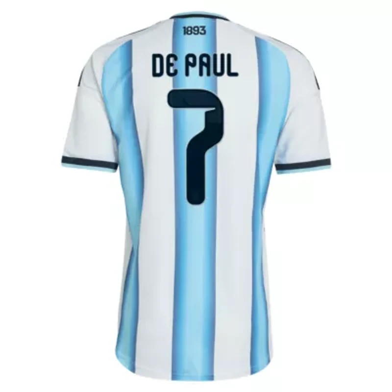 Soccer National Teams Rodrigo De Paul Argentina Team 2026 Home Authentic Jersey