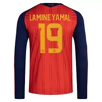 Soccer National Teams Lamine Yamal Spain Team 2026 Home Replica Long Sleeve Jersey