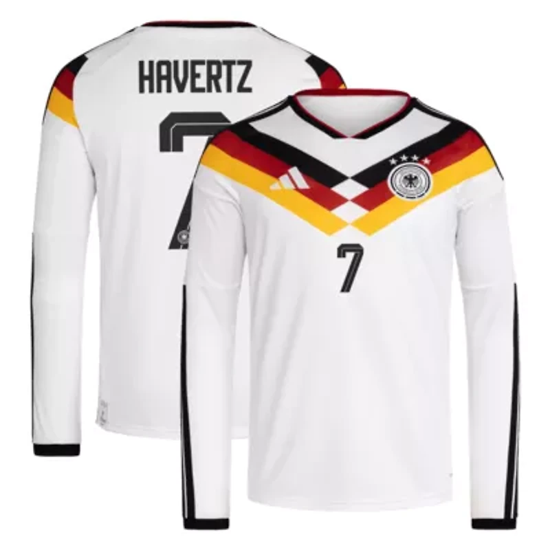 Soccer National Teams Kai Havertz Germany Team 2026 Home Replica Long Sleeve Jersey