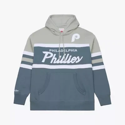 MLB Philadelphia Phillies Cooperstown Collection Thunderstorm Head Coach Hoodie