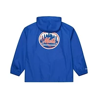 MLB New York Mets Full-Snap Hooded Coaches Jacket