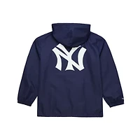 MLB New York Yankees Full-Snap Hooded Coaches Jacket