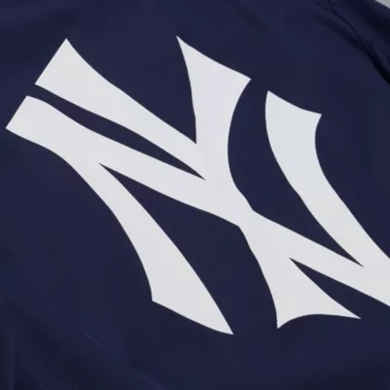 MLB New York Yankees Full-Snap Hooded Coaches Jacket