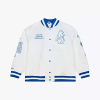 MLB Chicago Cubs Cooperstown Collection Arctic Lightweight Satin Full-Snap Jacket