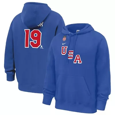 World Hockey Nike Matthew Tkachuk US 2026 Name & Number Hoodie
