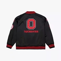 NCAA Ohio State Buckeyes Double Clutch Lightweight Satin Full-Snap Jacket