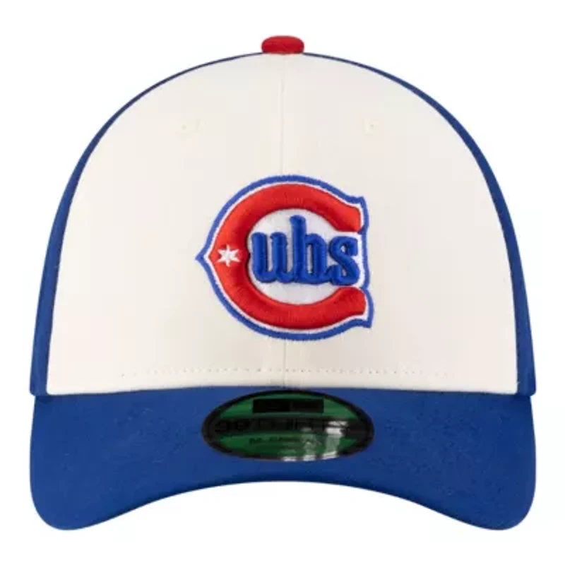 MLB White/Royal Chicago Cubs Player Replica 39THIRTY M-Crown Flex Hat
