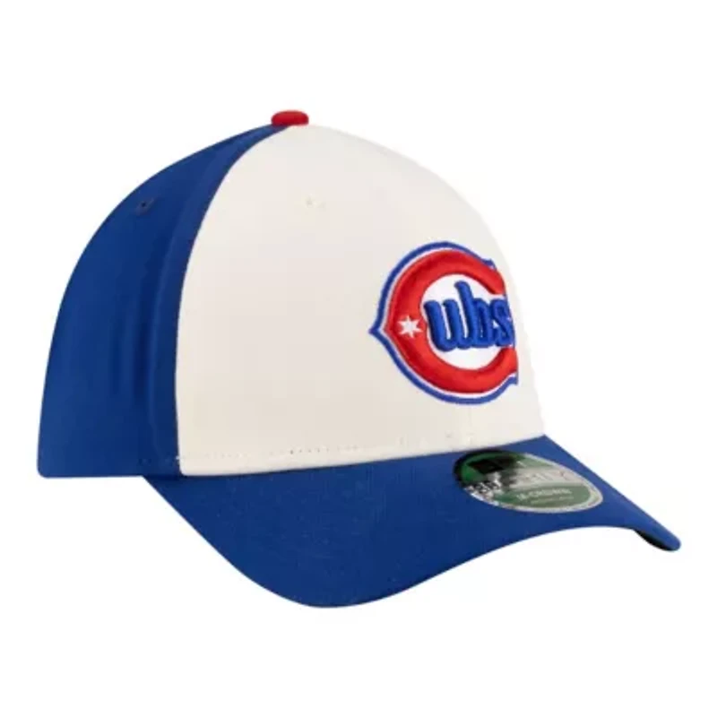 MLB White/Royal Chicago Cubs Player Replica 39THIRTY M-Crown Flex Hat