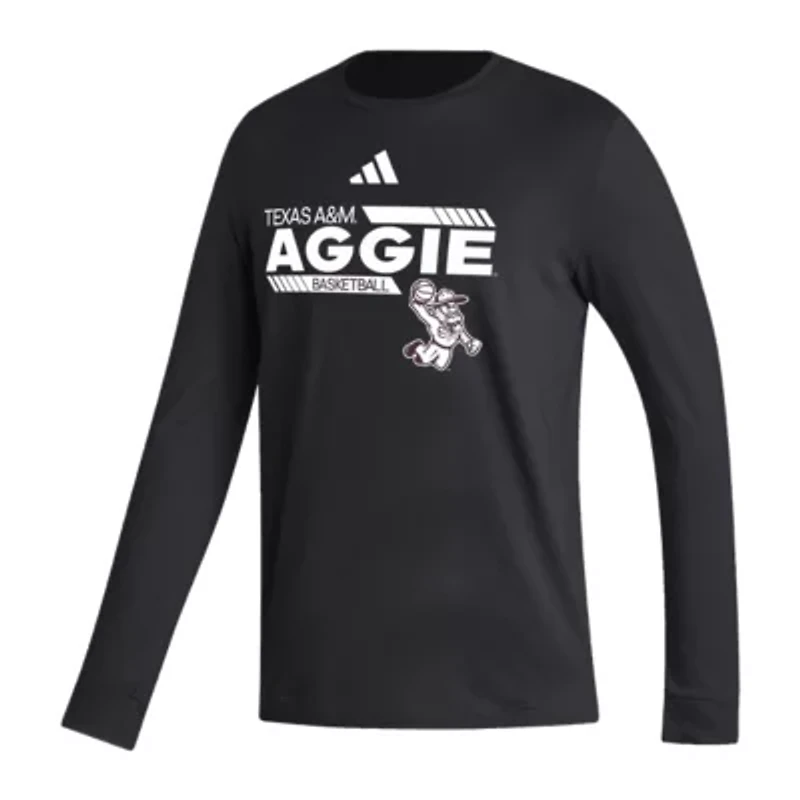 NCAA Texas A&M Aggies Ol' Sarge Basketball Long Sleeve T-Shirt
