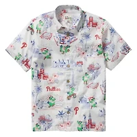 MLB Philadelphia Phillies Scenic Tri-Blend Button-Down Shirt