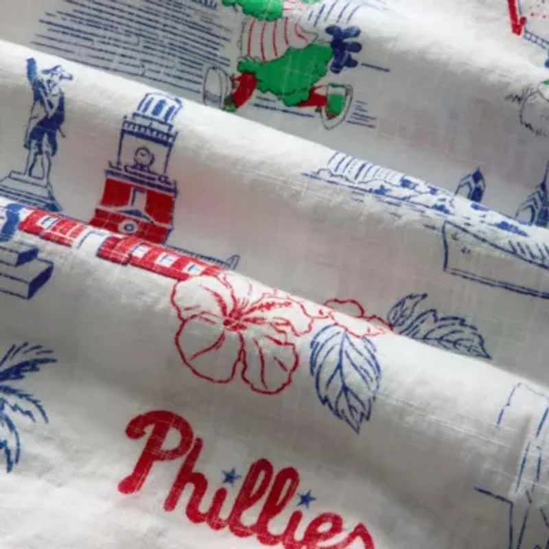 MLB Philadelphia Phillies Scenic Tri-Blend Button-Down Shirt