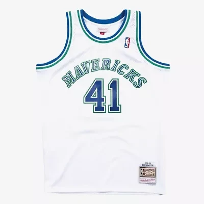 NBA Dirk Nowitzki Dallas Mavericks 1998-99 Hardwood Classics Swingman Jersey