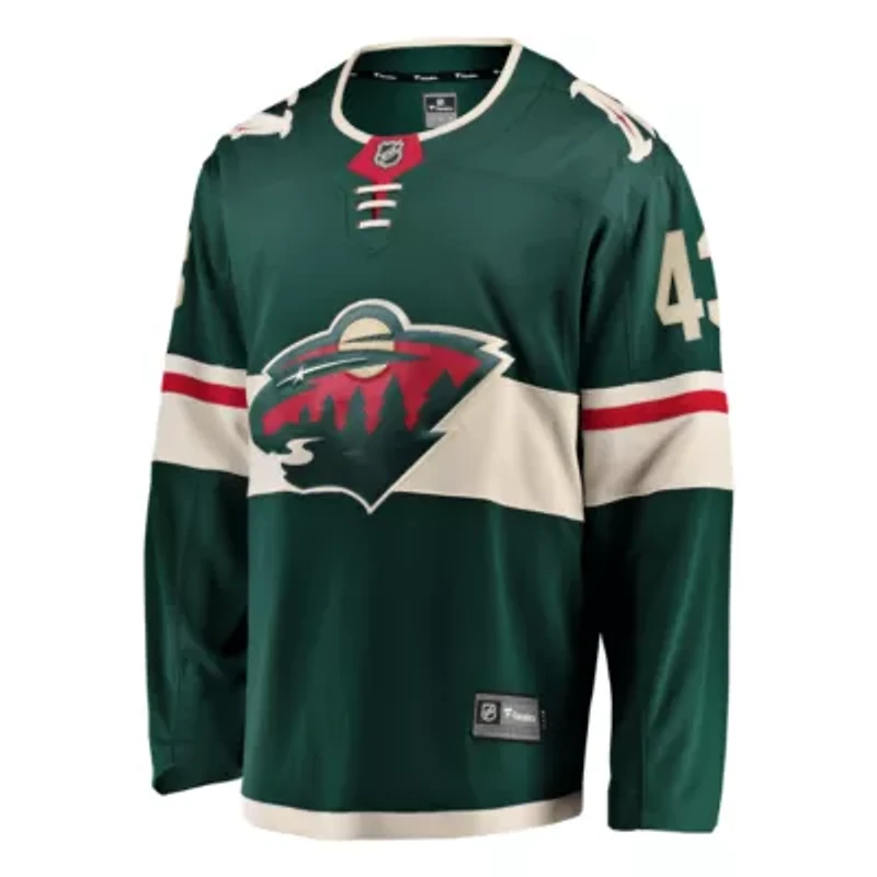 NHL Fanatics Quinn Hughes Minnesota Wild Home Breakaway Jersey