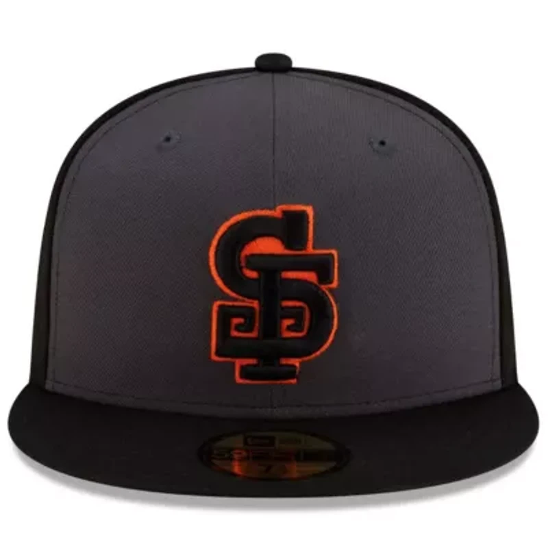 MLB Gray/Black San Francisco Giants Authentic Collection Alternate 59FIFTY Fitted Hat