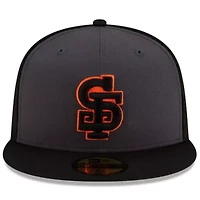 MLB Gray/Black San Francisco Giants Authentic Collection Alternate 59FIFTY Fitted Hat