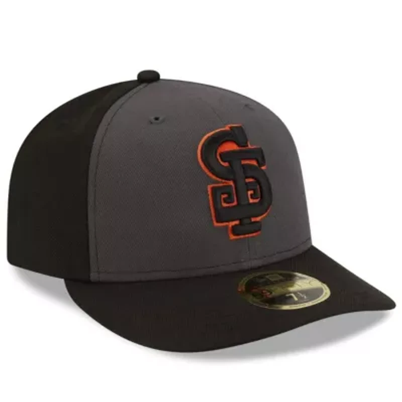 MLB Gray/Black San Francisco Giants Authentic Collection Alternate Low 59FIFTY Fitted Hat