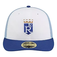 MLB White/Blue Kansas City Royals Authentic Collection On-Field Low 59FIFTY Fitted Hat