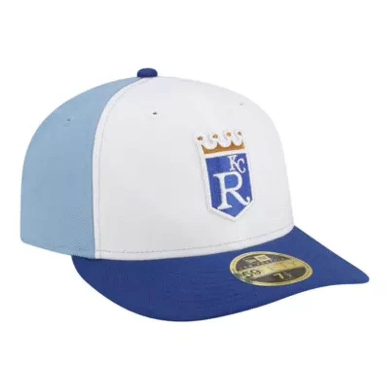 MLB White/Blue Kansas City Royals Authentic Collection On-Field Low 59FIFTY Fitted Hat