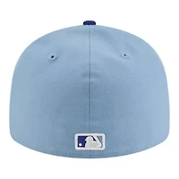MLB White/Blue Kansas City Royals Authentic Collection On-Field Low 59FIFTY Fitted Hat