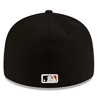 MLB Black/Orange Baltimore Orioles Authentic Collection Low 59FIFTY Fitted Hat