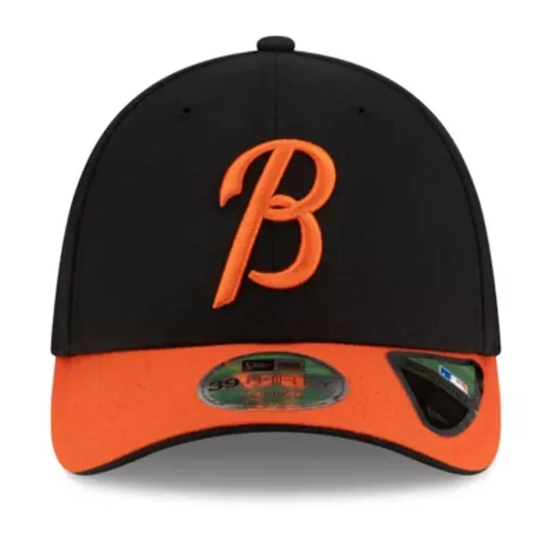 MLB Black/Orange Baltimore Orioles Player Replica 39THIRTY Flex Hat