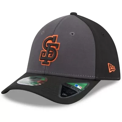 MLB Gray/Black San Francisco Giants Player Replica Alternate 39THIRTY M-Crown Flex Hat
