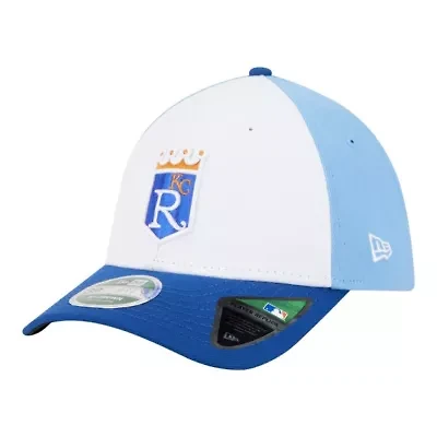 MLB White/Royal Kansas City Royals Player Replica 39THIRTY M-Crown Flex Hat