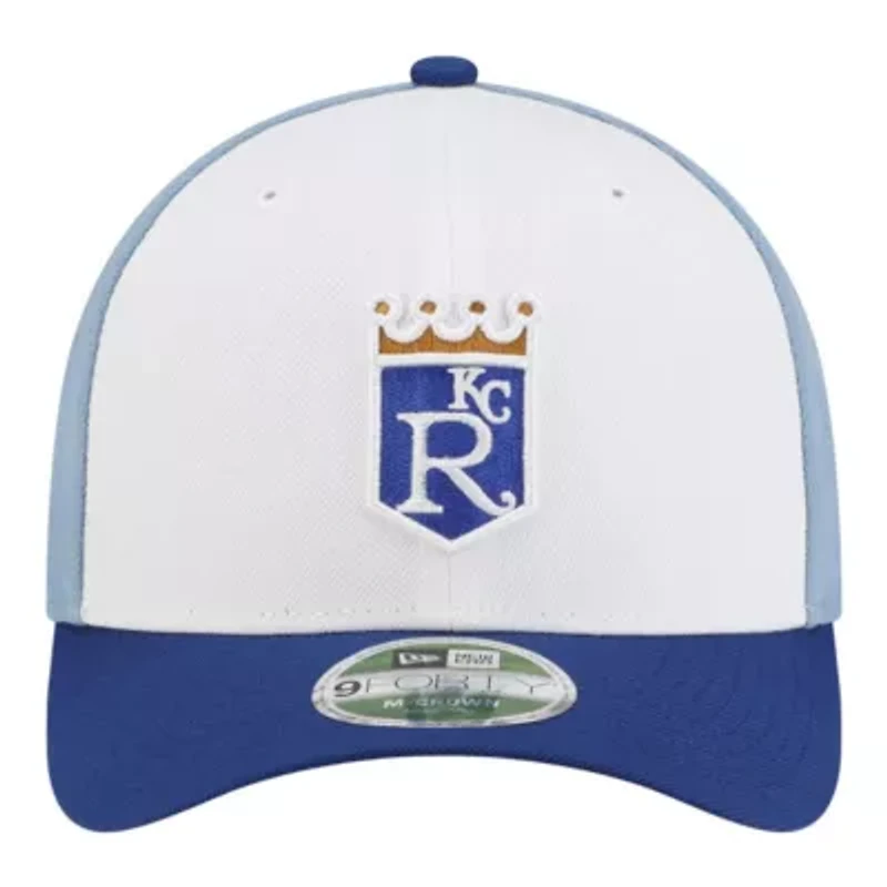 MLB White/Light Kansas City Royals Player Replica 9FORTY M-Crown Adjustable Hat