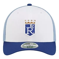 MLB White/Light Kansas City Royals Player Replica 9FORTY M-Crown Adjustable Hat