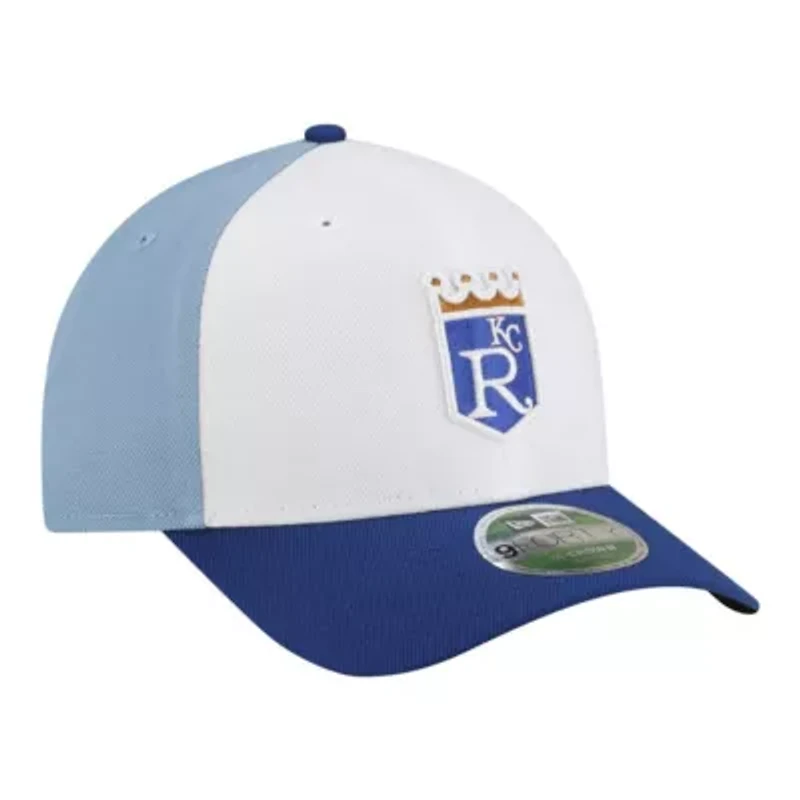 MLB White/Light Kansas City Royals Player Replica 9FORTY M-Crown Adjustable Hat