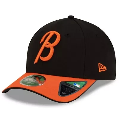 MLB Black/Orange Baltimore Orioles Player Replica 9FORTY Adjustable Hat