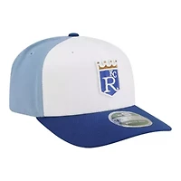 MLB White/Light Kansas City Royals Player Replica 9SEVENTY Adjustable Hat