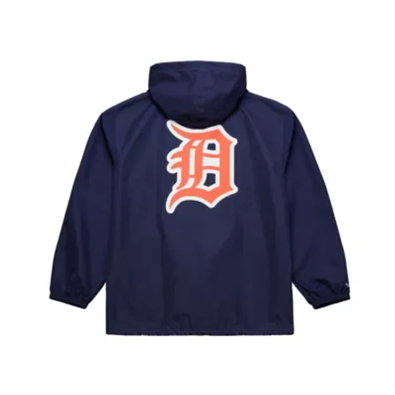 MLB Detroit Tigers Full-Snap Hooded Coaches Jacket