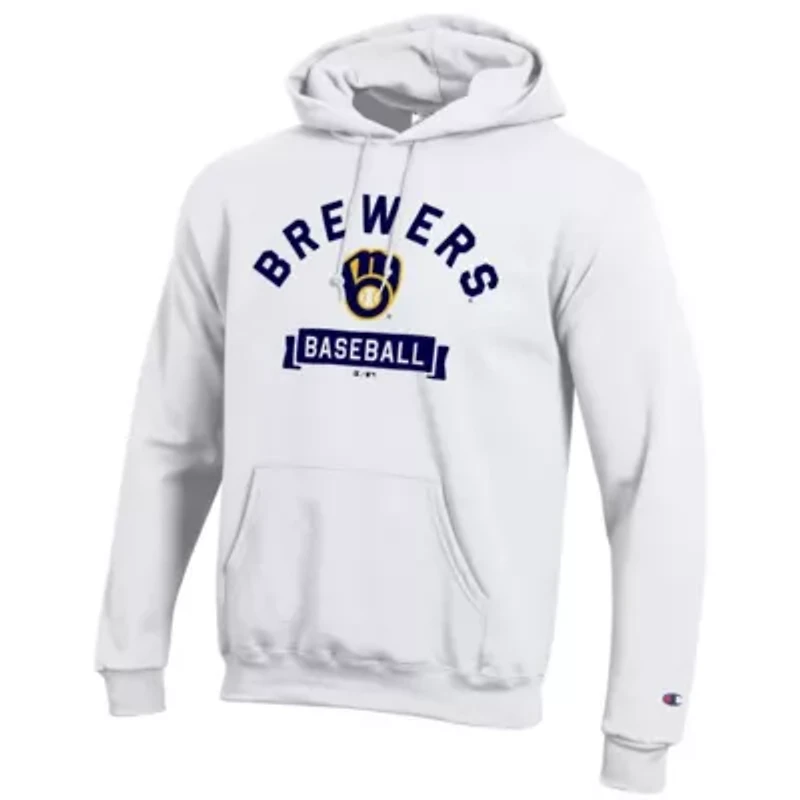 MLB Milwaukee Brewers Eco Powerblend Hoodie