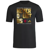 NCAA Indiana Hoosiers Football Playoff 2025 National s Never Doubt Us T-Shirt