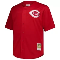 MLB Deion Sanders Cincinnati Reds Big & Tall Cooperstown Mesh Batting Practice Jersey