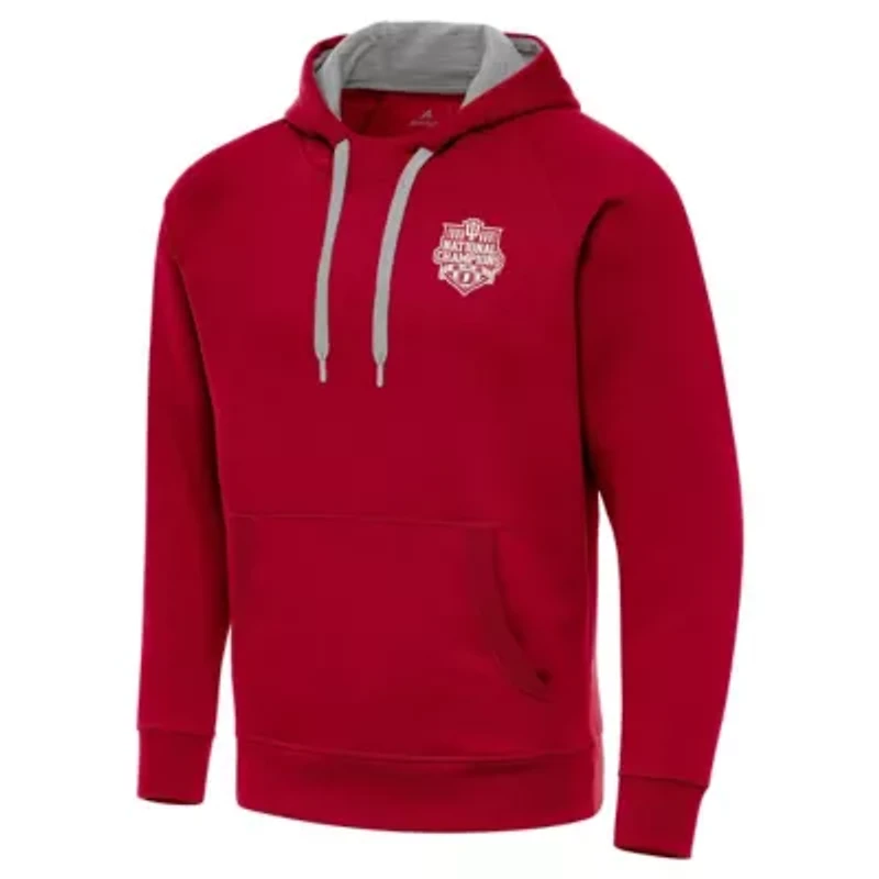 NCAA Indiana Hoosiers Football Playoff 2025 National s Victory Fleece Hoodie