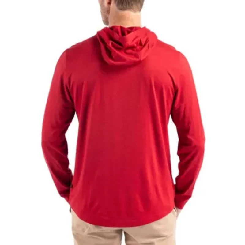 NCAA Indiana Hoosiers Football Playoff 2025 National s Coastline Epic Comfort Recycled Long Sleeve Hoodie T-Shirt