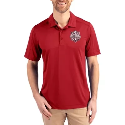 NCAA Indiana Hoosiers Football Playoff 2025 National s Big & Tall Prospect Eco DryTec Recycled Polo