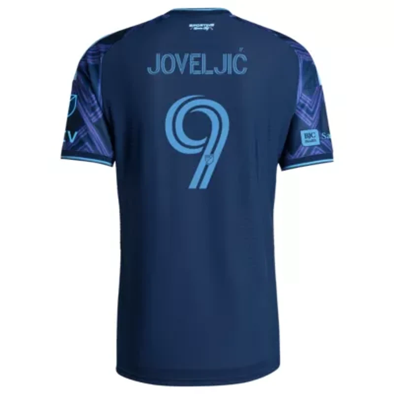 MLS Dejan Joveljic Sporting Kansas City 2026 The 18th & Vine Kit On-Field Authentic Patch Jersey