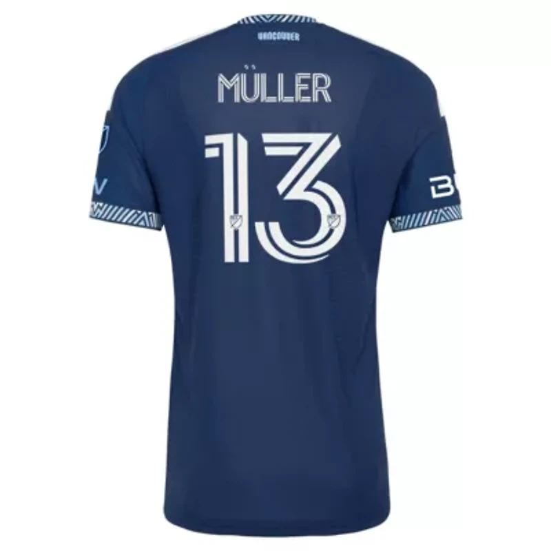 MLS Thomas Müller Vancouver Whitecaps FC 2026 The Coastal Jersey On-Field Authentic Patch