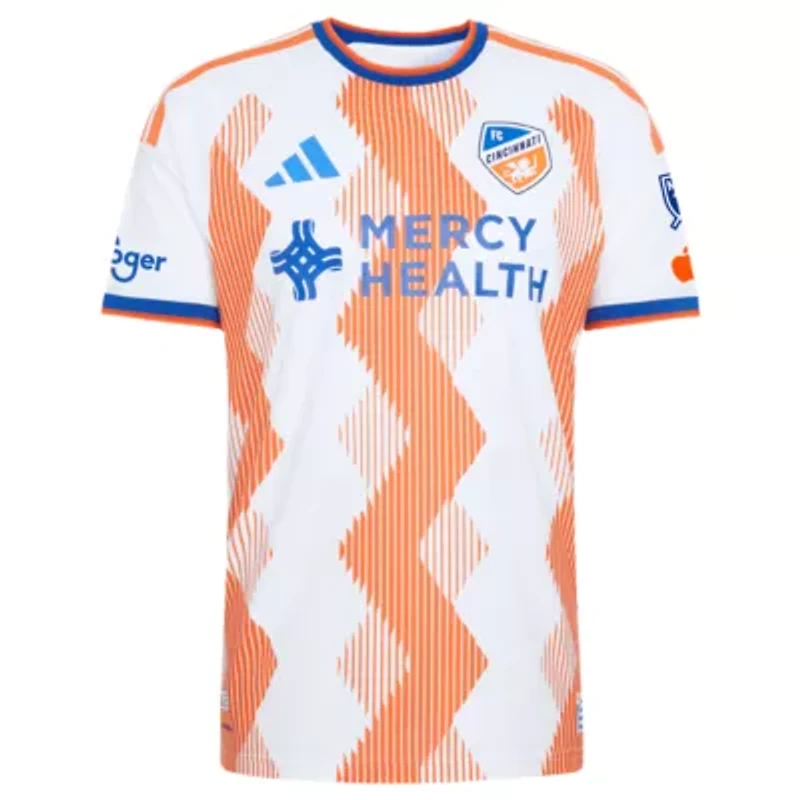 MLS Evander da Silva Ferreira FC Cincinnati 2026 The Seven Hills Kit On-Field Authentic Patch Jersey