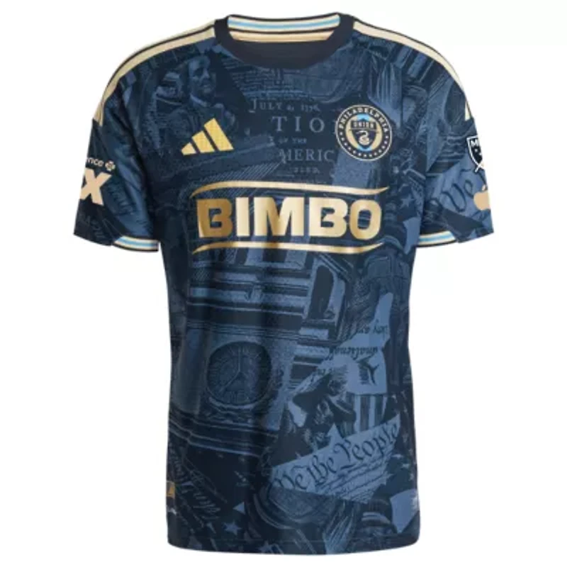 MLS Cavan Sullivan Philadelphia Union 2026 1776 Kit On-Field Authentic Patch Jersey