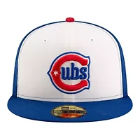 MLB White/Royal Chicago Cubs 150th Anniversary 59FIFTY Fitted Hat