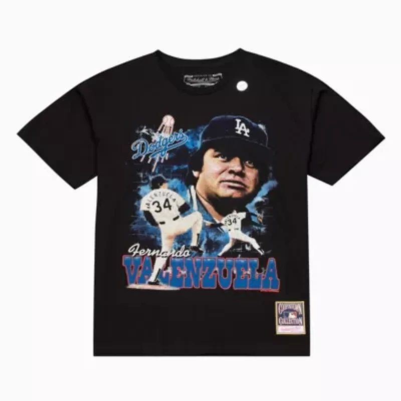 MLB Fernando Valenzuela Los Angeles Dodgers Legendary Collage Player T-Shirt