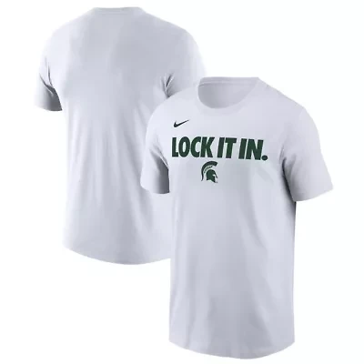 NCAA Nike Michigan State Spartans 2026 On-Court Bench T-Shirt