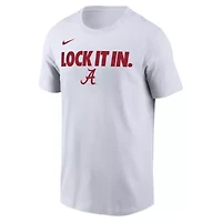 Alabama Crimson Tide NCAA Nike 2026 On-Court Bench T-Shirt