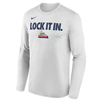 NCAA Nike Arizona Wildcats 2026 On-Court Bench Long Sleeve T-Shirt
