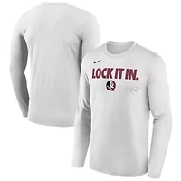 NCAA Nike Florida State Seminoles 2026 On-Court Bench Long Sleeve T-Shirt